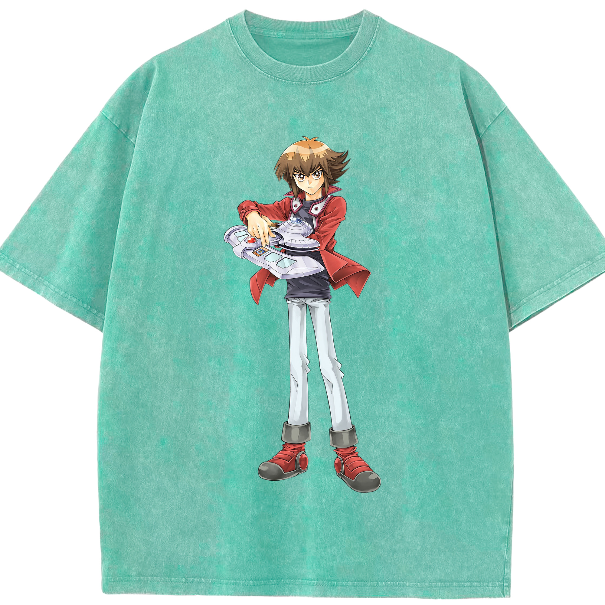 （画像用） 遊☆戯☆王 Yu-Gi-Oh! 綿100% ヴィンテージ風 半袖Tシャツ（フロントプリント）